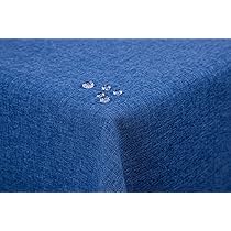 First-Tex - Nappe De Table - Aspect Lin - Effet Lotus