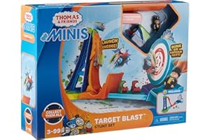Thomas & Friends GBB21 Minis Target Blast Stunt, Set de Dunk Tank, Multicolore