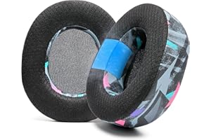 WC Freeze Nova Pro Wireless - chłodzące żelowe nauszniki TYLKO do Arctis Nova Pro Wireless (nie pasują do innych modeli), wyprodukowane przez Wicked Cushions, ulepszona izolacja dźwięku | 90's Black