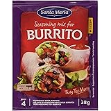 Santa Maria, Spezie Miste per Burritos, Mix Tipico della Cucina Tex-Mex, Miscela di Erbe Aromatiche, con Curry, Aglio, Paprik