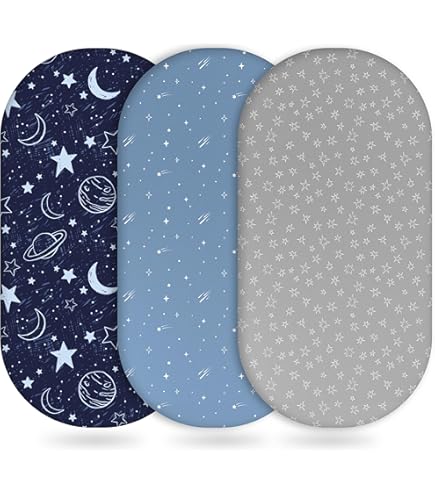 Little Grape Land Spannbettlaken 4er Set - 70x140cm Babybett Mikrofaser