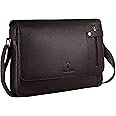 WildHorn Genuine Leather Laptop Messenger Bag for Men | Stylish Office Bag with a Padded Laptop Compartment & Adjustable Strap | Designed to Fit Laptops up to 14 Inches | Backed by a 1-Year Warranty