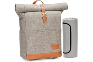 HappyPicnic Picknick Rucksack Tasche mit Kühlfach verstärkter isolierter Picknickkorb mit wasserdichter Picknickdecke für Outdoor Camping Strand Wandern und Reisen