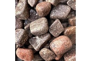 CENTRO NATURA & PET SHOP Ciottoli Decorativi per Giardino Sassi in Porfido Marrone Creazione Aiuole Granulometria 25-40mm Confezione 25kg