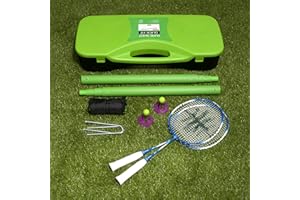 Sure Shot Quick Fit Badminton Set with Outdoor Shuttle
