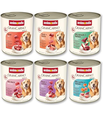 GRAU - het origineel - Natvoer voor honden - Puur rundvlees, 6 verpakking (6 x 800 g), monoproteïne, voor volwassen honden