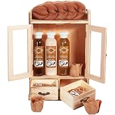 BRUBAKER Cosmetics Bath Gift Set - Coconut | Wooden Wardrobe (10 pieces)