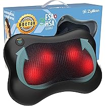 蓮來 Zyllion Shiatsu Back Neck Massager, Deep Tissue Massage