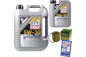 DIEDERICHS QR-PARTS 69327406 Filter Set Inspektionspaket 6 Liter Liqui Moly Motoröl Special Tec F 5W-30 MANN-FILTER Ölfilter