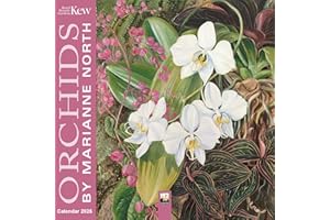 Kew Gardens: Orchids by Marianne North Mini Wall Calendar 2026 (Art Calendar)
