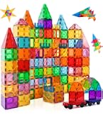 Wonder Toys 100 Pièces Blocs Magnétiques – Tuiles De Construction Classiques, STEM, Pour Filles Et Garçons Dès 3 Ans