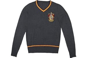 Cinereplicas Harry Potter - Pull Poudlard - Gryffondor, Serpentard, Poufsouffle, Serdaigle - XS, S, M, L, XL - Licence Officielle