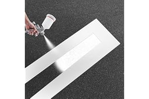 HEEKCAA Parking Lot Line Stencil,4 x 88 Inch Silicone Straight Line Stencil,Foldable Reusable Rubber Parking Template for Painting Parking Lot & Pavement Lines