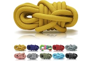 Ganzoo PPM lina 5 m, linka jednoczęściowa, smycz dla psa, obroża dla psa, sznurowanie, lina z polipropylenu, grubość 8 mm, musztardowy żółty