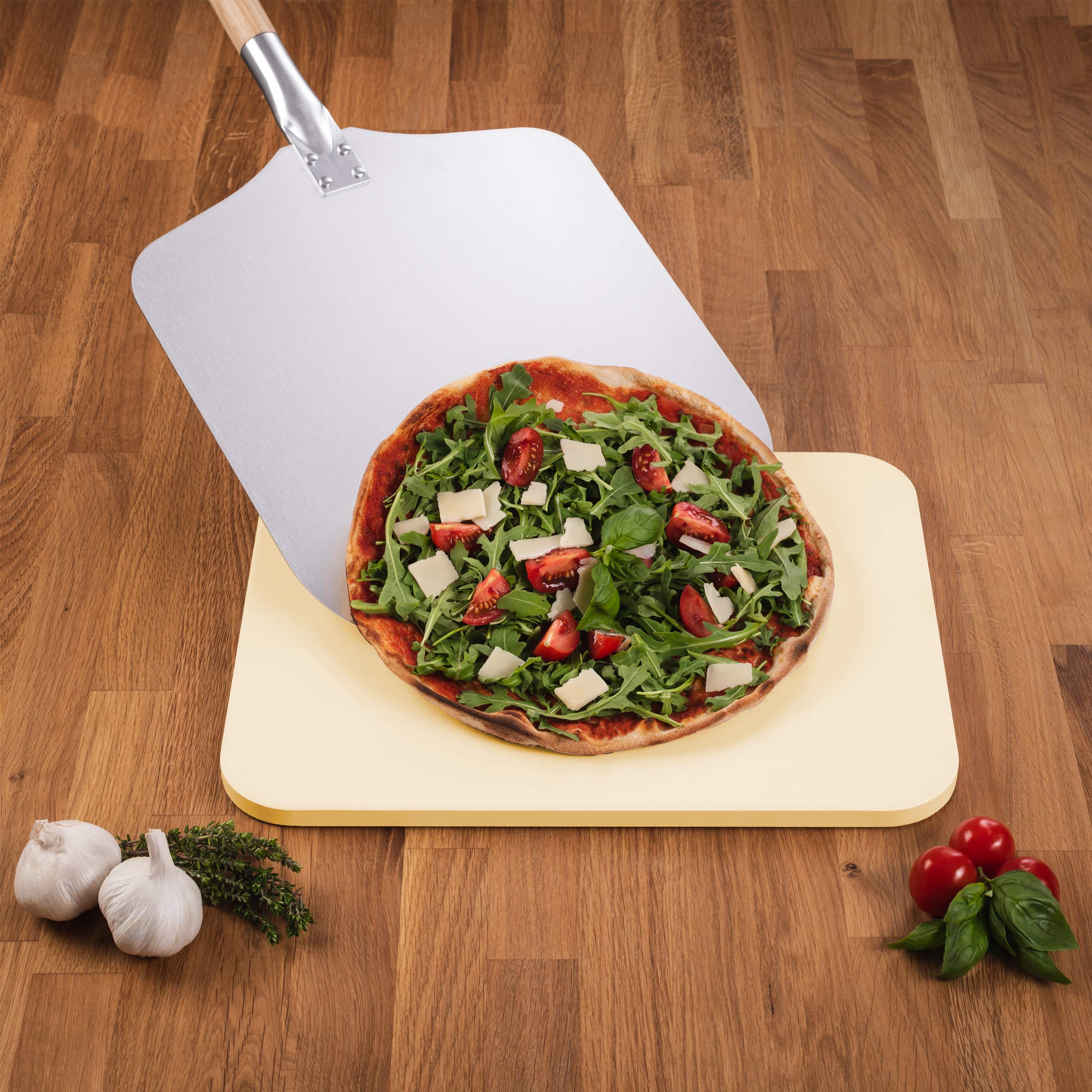 Blumtal Piedra para Pizza para Horno y Barbacoa de Gas – Incluye Pala para  Pizza para Horno, Barbacoa y/o Parrilla – Ofertas+