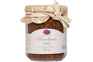 GOURMET BERNER Berners Feinkost Delikatessen Preiselbeersenf -190 ml