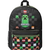 Minecraft Kids Backpack with Pockets - Gifts for Gamers