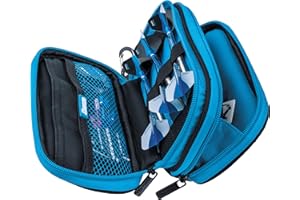 Harrows Darts Case Z800 | Dart Case Darts Holder I Darts Case Holds 6 Darts | Protective EVA+Nylon Material | Professional Darts Accessories I Holds 6 Darts Fully Assembled and Darts Accessories