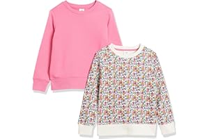 Amazon Essentials Mädchen Fleece-Pullover-Sweatshirts Mit Rundhalsausschnitt