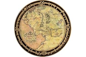 AAA MERCHANDISE Lord of the Rings: Middle Earth Map Deluxe Coin