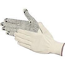 Guantes De Algodón Blanco, Guantes De Trabajo Blancos, 12 Pares De 9