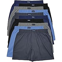 MioRalini TOPANGEBOT Boxershorts farbig weich & locker in neutralen Farben klassischen Unifarben Herren Boxershort, 6 Stück, S-4