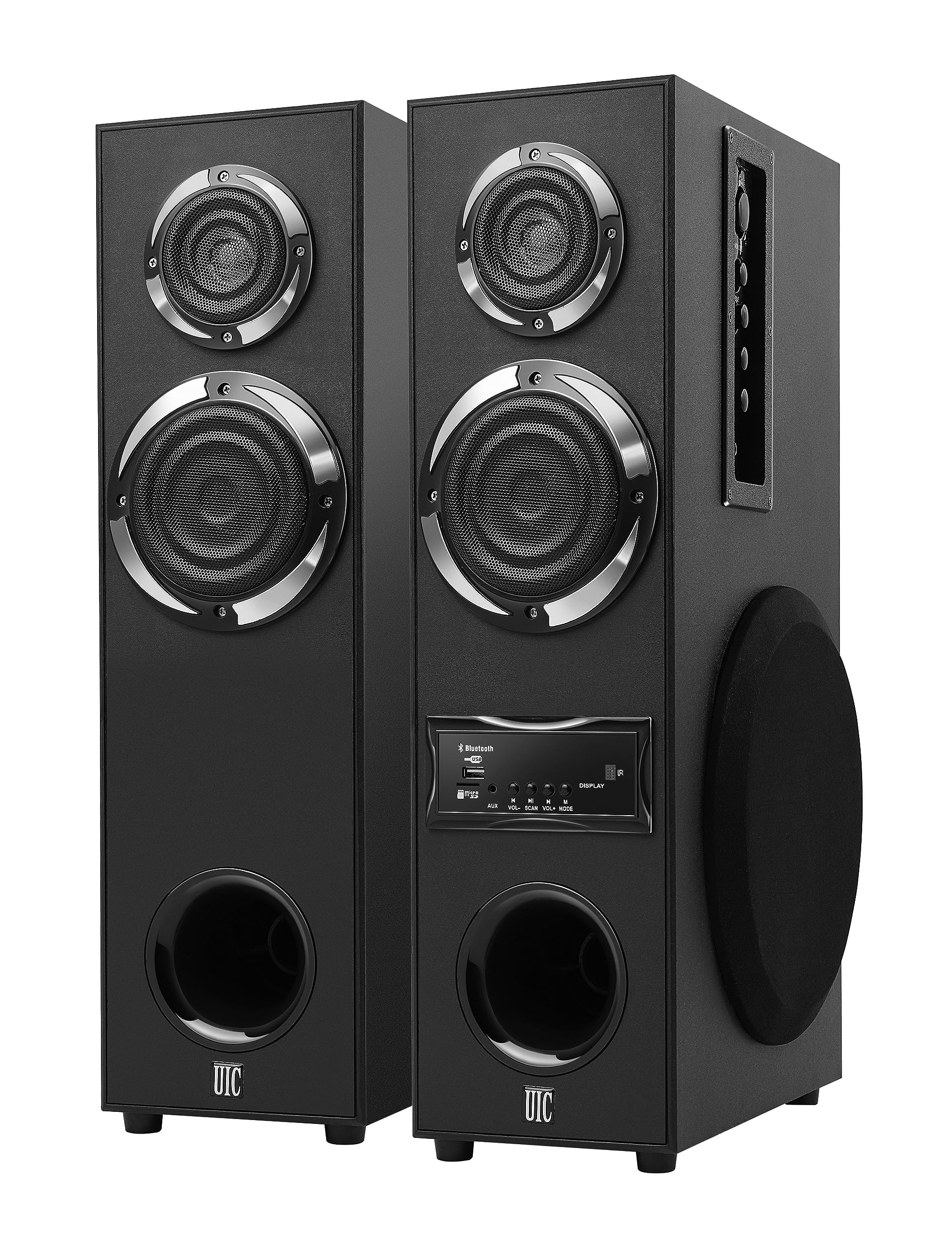 UIC-TWR-6101 PR 150 W Bluetooth Tower Speaker (Black, 2.0 Channel)