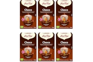 Yogi Tea, Choco - Infusión Ayurvédica - Mezcla de Cacao, Regaliz y Canela - Pack de 6x17 bolsitas (102 bolsitas en total)