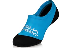 Aqua Speed Neoprensocken Kinder Erwachsene | Schwimmsocken Damen & Herren | Neopren Badesocken für Mädchen Jungen | Aqua Socken | Strandsocken | Swim Socks Kids | Water Socks | Gr. 20-45