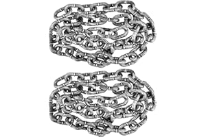 Haconba 2 Pack 6 Feet Halloween Chains Plastic Chains Props Decoration Prison Chain for Halloween Party Decoration Cosplay Accessory