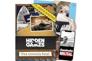 Hidden Games Escena del Crimen: Una Travesía Fatal, crimenes imperfectos, Exit Juego de Mesa de Misterio y Detectives cooperativo en el mar, 1-6 Jugadores, a Partir de 14 años, en español.