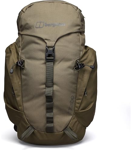 Berghaus Rucksack Centurio 30 – 30 Liter, Braun Coyote, Mit Beckengurt, Trinkblasenfach & MOLLE-System