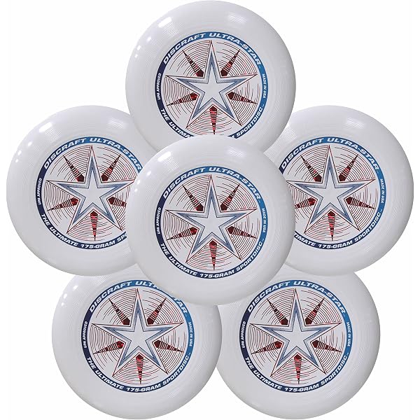 Disque Ultimate Discraft Ultra-Star 175g – Compétition, Vol Stable Et Long, Norme Mondiale Depuis 1991