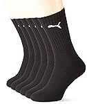 Puma 251021001803043, Calzini Sportivi Unisex, (pacco da 6)