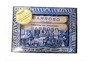 Pack de 3 Paquetes de Pasta de Mazapán para Sopa de Almendra. Calidad Suprema. Mazapanes Barroso. 3 Unidades. 100 gramos cada paquete. Incluye Receta Sopa de Almendra.