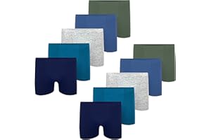 LOREZA ® 10 Jungen Boxershorts aus Baumwolle Gr. 92-170