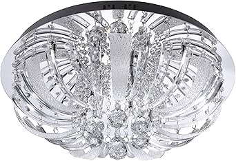 Leuchten Direkt, Deckenleuchte, 10xG4 / 14W, 88xLED, chrom: Amazon.de