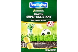 Fertiligène Gazon Super Résistant Label Rouge, 40m², 1 kg