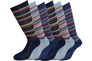 Fontana Calze, 6 paia di calze lunghe bambino ragazzo in caldo cotone elasticizzato. Prodotto Italiano