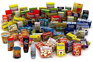 CHRISTIAN TANNER Tanner - Der kleine Kaufmann DEKO Kaufladen Set 65-teilig (Kaufladenzubehör, mit vielen Kaufladenartikeln, ideal für Rollenspiele) 0524.0