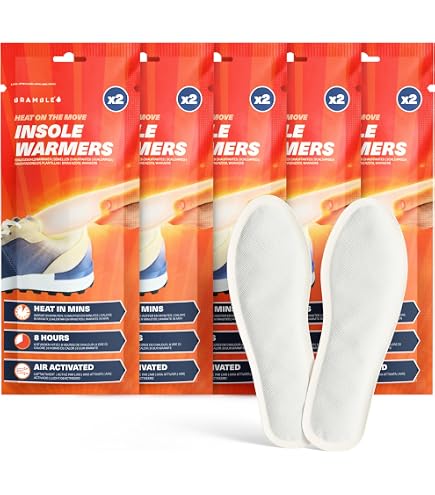 Solette Riscaldanti Autocaldanti Per Piedi – Calore Fino A 8 Ore, Senza Ricarica, Taglia Regolabile, Per Uomo, Donna, Famiglia, Uso Indoor E Outdoor
