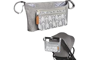 Baby Heroe Bolso Carro Organizador Impermeable para Cochecito de Bebé con Bolsa Pequeña Extraíble. Mochila Carrito Diseño Universal, Maternidad