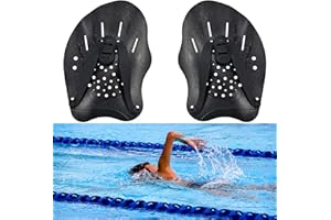 DHER pagaies à Main pagaies de Natation 1 Paire de Palme de Natation Poof de Natation Universelle entraînement de Natation Main pagaie Palme Accessoires d'entraînement de Natation Bras Course Libre