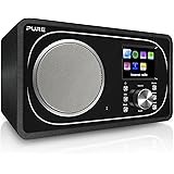 Pure Evoke F3 Internet DAB/DAB+ Digital and FM Radio, Internet Radio/Digital Radio with Spotify Connect and Bluetooth, Black