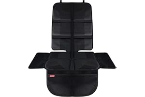 ‎HERZENSKIND HerzensKind Premium Car Seat Cover, The Perfect Protection for Your Car Seats, Child Seat Pad for Textile and Leather Seats, Suitable for ISOfix Seat Protector Black