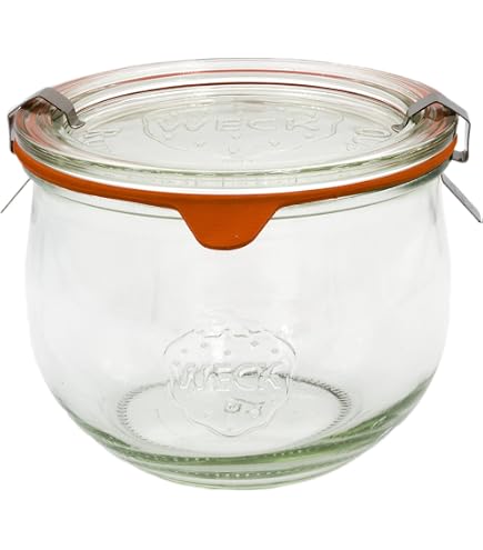 Weck Cilindrico- Cartone 6 Vasetti Ml.370 Con Coperchio 100 741 06753 - Shop Agape Forniture
