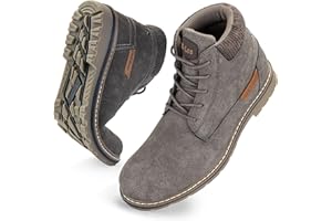 CC-LOS Men's Waterproof Chukka Hiking Boots | Casual Ankle Work Boots Size 7-13.5