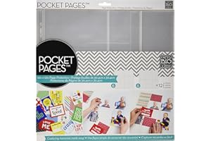 Me & My Big Ideas Pocket Pages Protectors x 12-inch-Assortment #1