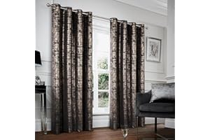 always4u Soft Velvet Curtains 100% Blackout Window Treatments Energy Efficiency for Bedroom Gold Foil Printed Shining Luxury Curtain Drapes 1 Pair Black 66 * 90