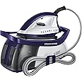 Russell Hobbs Steam Iron [2600W,100g/min continuous steam] SteamPower (4.5 bar pressure, 60sec heat up time, 1.9m cord, 3 steam settings, 1.3 L tank, Ceramic soleplate, Anti-limescale) 24440